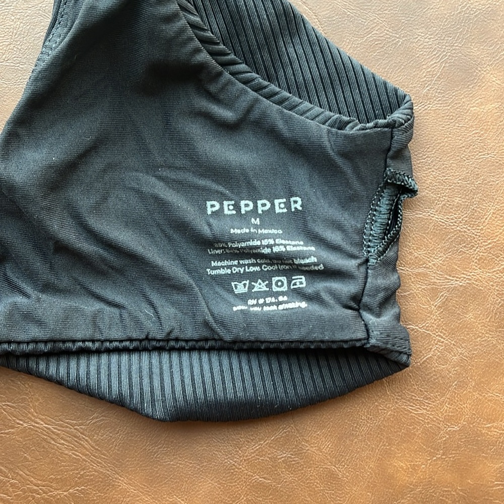 Wear Pepper Ribbed Bralette - Picture 3 of 3